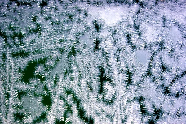 Frost on the mirror — Stock Photo, Image