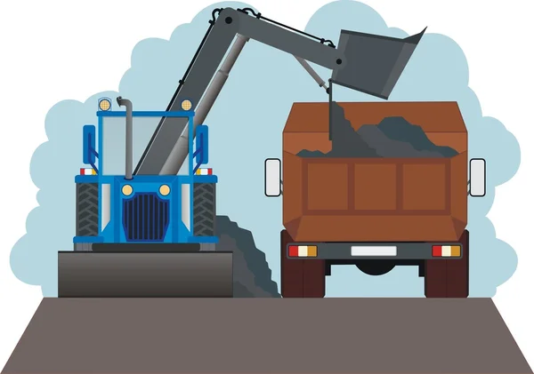 Road-building machinery — Stock Photo, Image