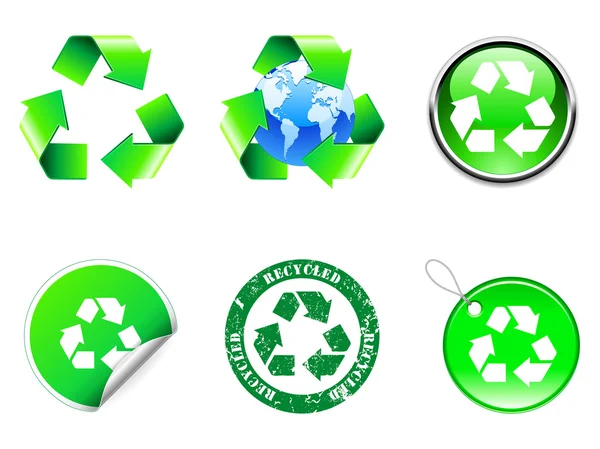 リサイクル シンボルをベクターします。. — ストックベクタ
