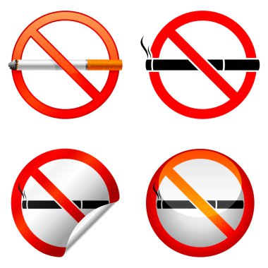 No smoking sign. clipart