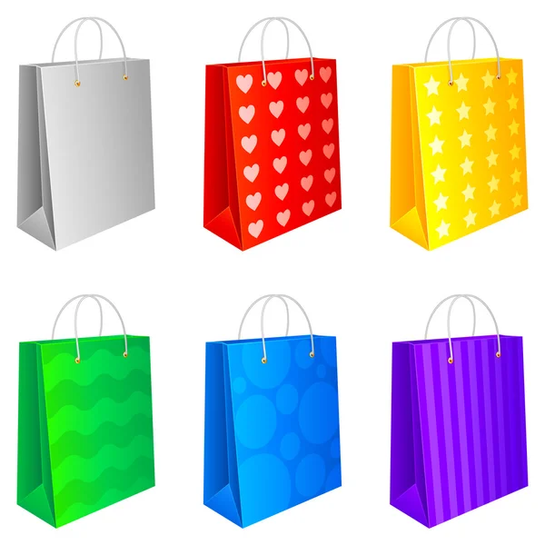 Shopping bags. — Stock Vector