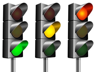 Traffic lights. clipart