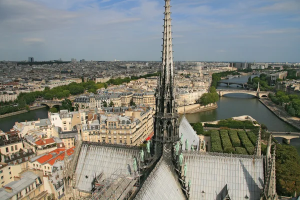 Paisaje urbano de París y Sena — Foto de Stock