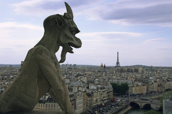 Monstro em Notre Dame de Paris — Fotografia de Stock