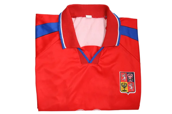 Česká republika fotbalového týmu tričko — Stock fotografie