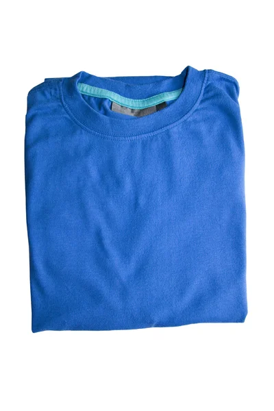 Niebieski t-shirt — Zdjęcie stockowe