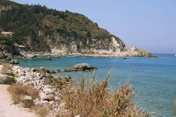 Spiaggia sull'isola di Lefkada — Foto Stock