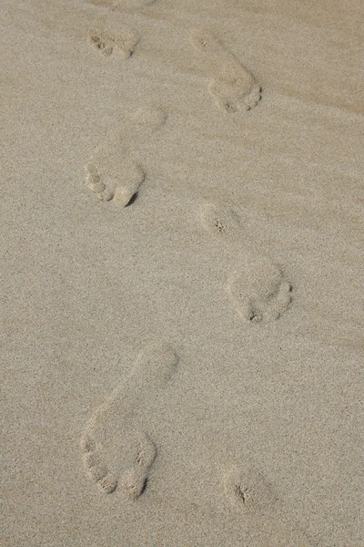 모래에 단계 — 스톡 사진