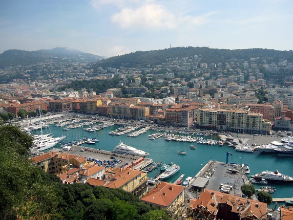 Vista del puerto de Niza — Foto de Stock