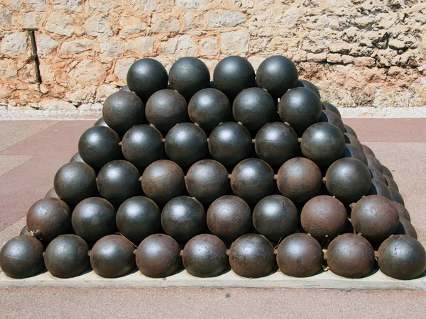 stock image Cannon balls