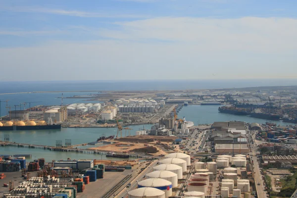 Vista aérea al puerto — Foto de Stock
