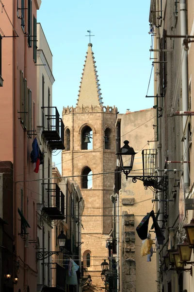 Straßen von Alghero, Sardinen — Stockfoto