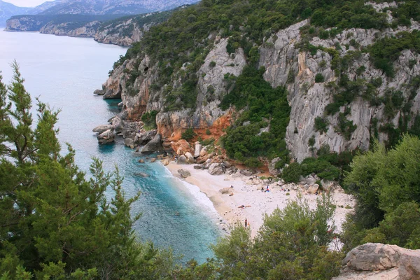Pláž Cala gonone, Sardinie — Stock fotografie