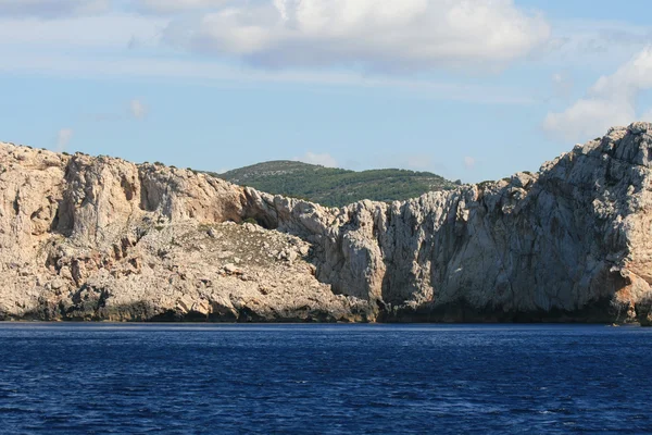 Witte rotsen van Sardinië — Stockfoto