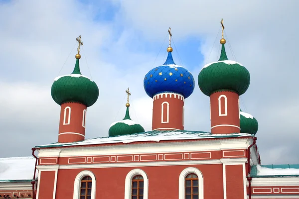 Střechy russain pravoslavné církve — Stock fotografie
