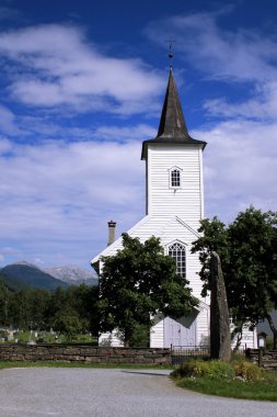 Norveç 'teki ahşap kilise