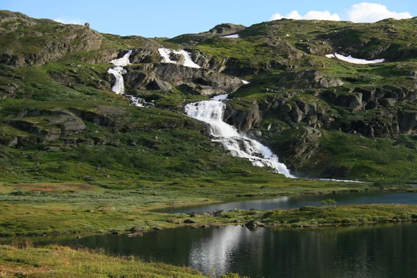 Водоспад в Норвегії — стокове фото