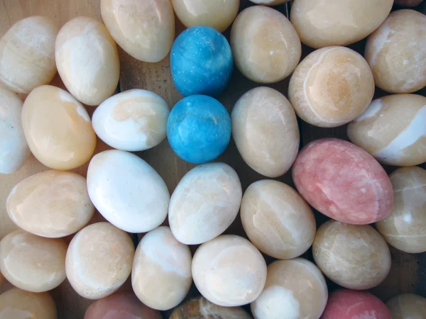 Онікс кам'яних яйця — стокове фото