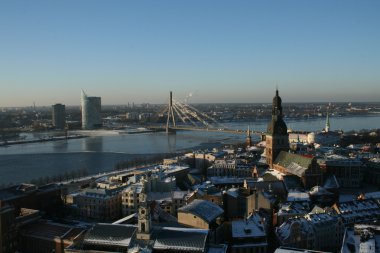 Bridge In Riga, Latvia clipart