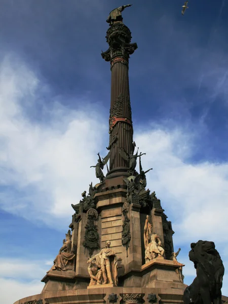 Columbus Monument in Barcelona — Stock Photo, Image
