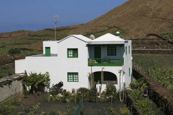 Traditional House on Lanzarote — Stock Photo, Image