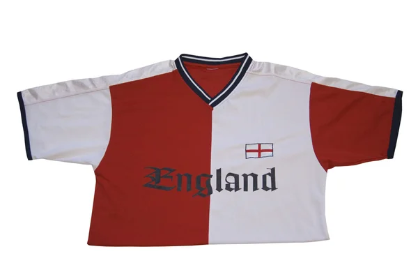 Inglaterra futebol t-shirt — Fotografia de Stock