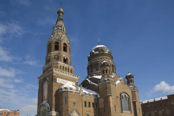 Igreja Ortodoxa no Inverno — Fotografia de Stock