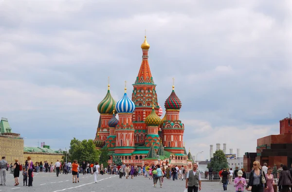 聖バジル (ヴァージン溝の保護の大聖堂) モスクワ — ストック写真