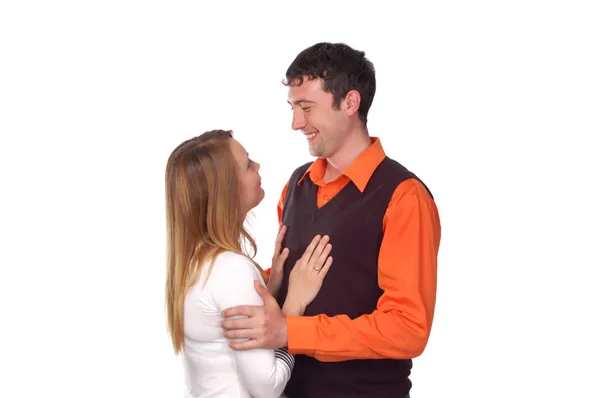 Joking couple — Stock Photo, Image