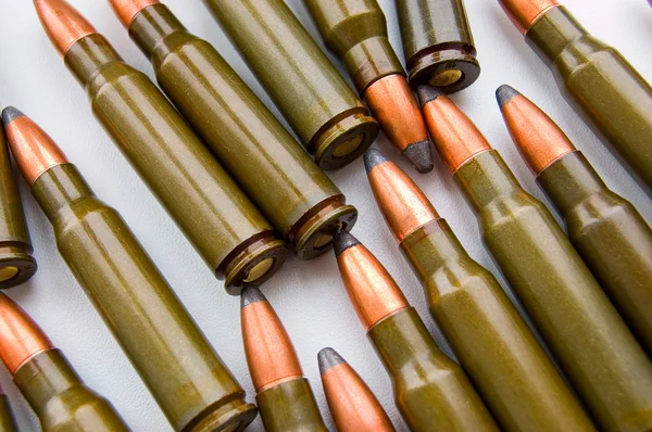 AK-47 cartridges — Stock Photo, Image