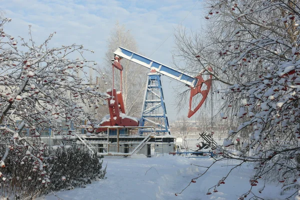 stock image Here mining the oil