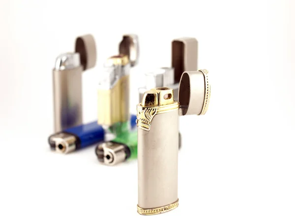 Composition of color lighters — Stock Photo, Image