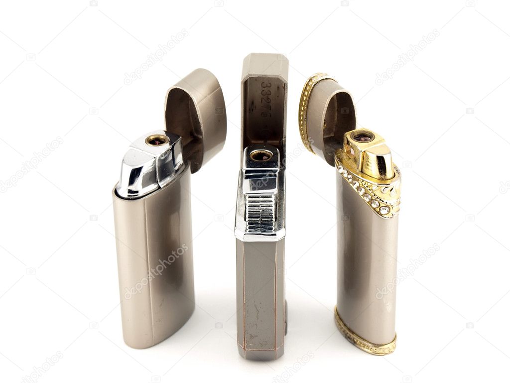 Three old lighters