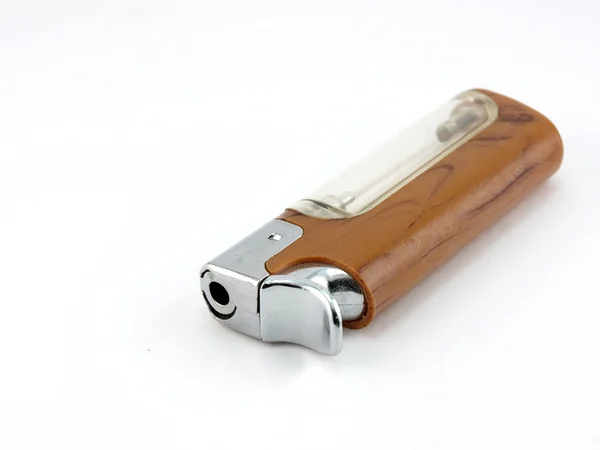 Brown transparent lighter — Stock Photo, Image