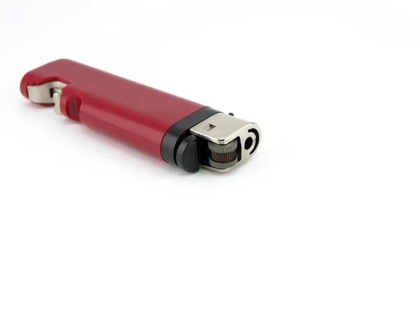 Red silicon lighter — Stock Photo, Image