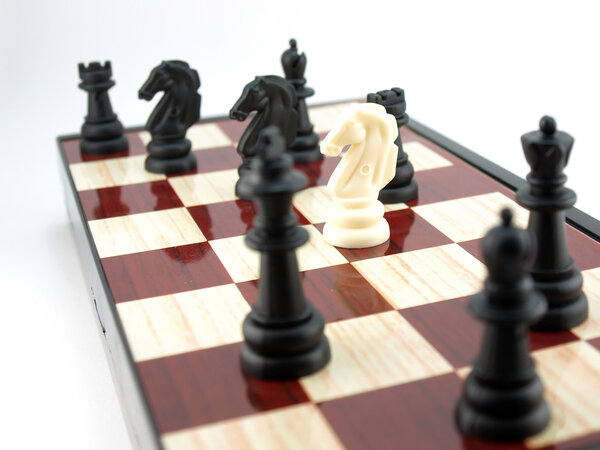 Концептуальная композиция шахмат
