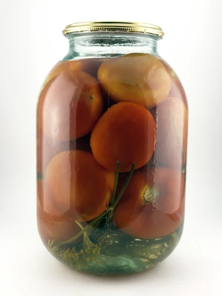 Conserve tomatoes — Stock Photo, Image