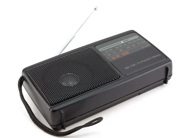 Bolsillo radio negro — Foto de Stock