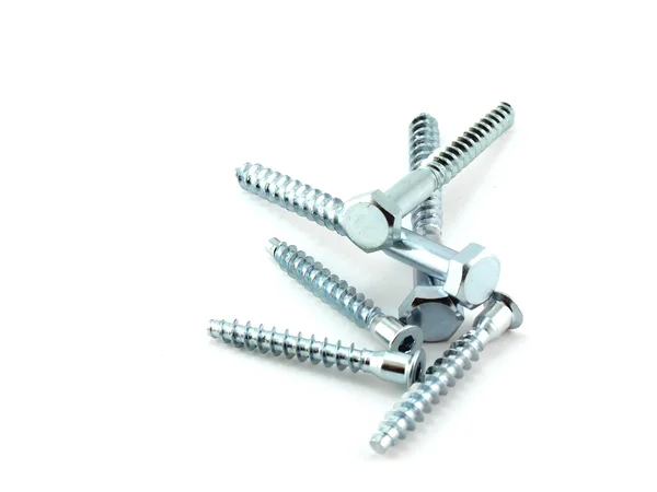Industriële mannelijke screwes — Stockfoto