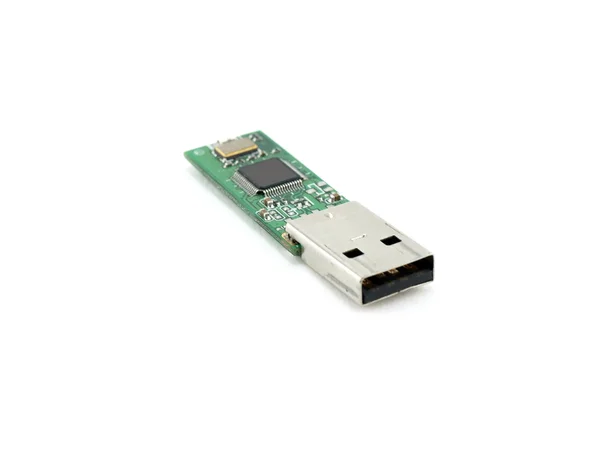 Zerlegtes USB-Laufwerk — Stockfoto