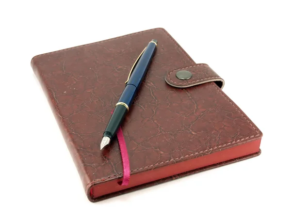 stock image Notebook and pen