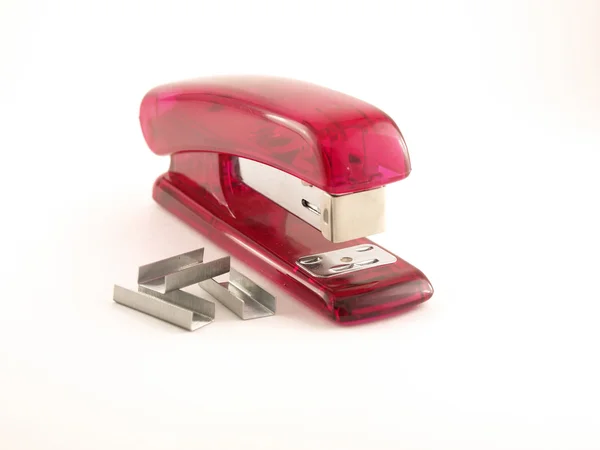 Stapler and clips — Stock Photo, Image