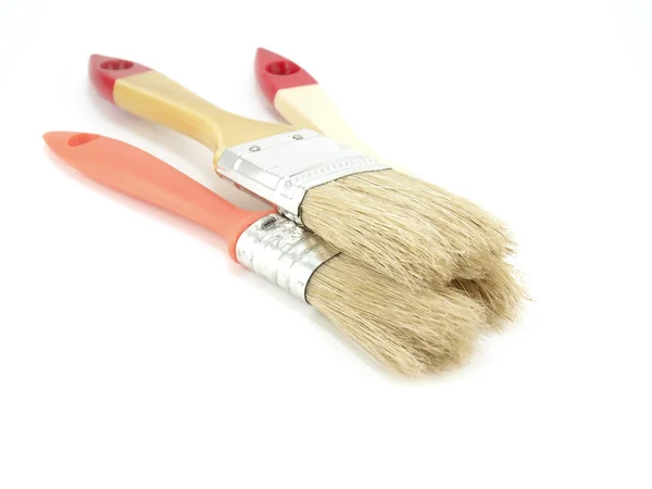 Three paint brushes Royalty Free Stock Photos