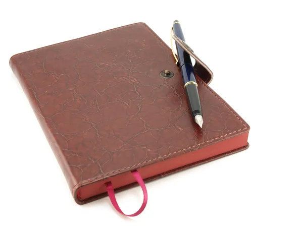 stock image Notebook and pen