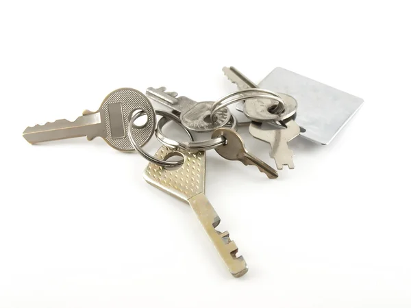 Купа старих ключів — стокове фото