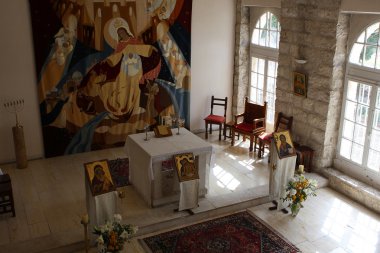 Chapel of Emmaus Nicopolis abbey clipart