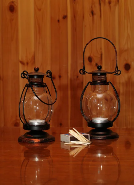 Svíčka lampy — Stock fotografie