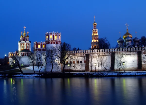 Moskwa nocą — Zdjęcie stockowe
