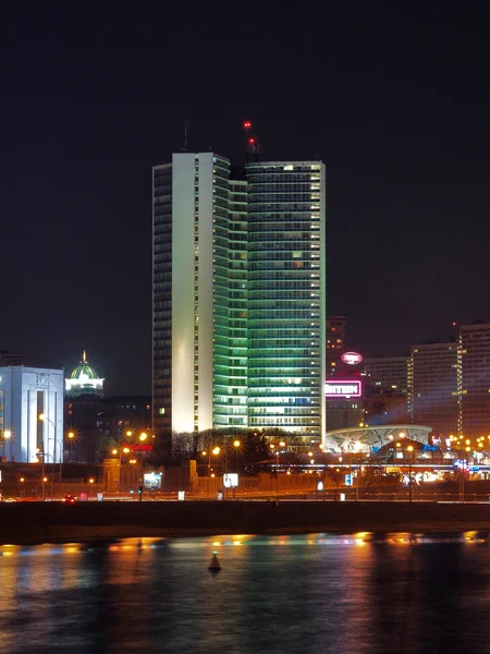 Nacht Moskou — Stockfoto