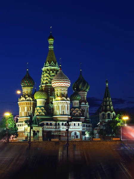 Noční Moskva — Stock fotografie